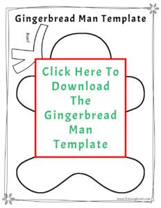 Gingerbread Man Craft Raising Hooks