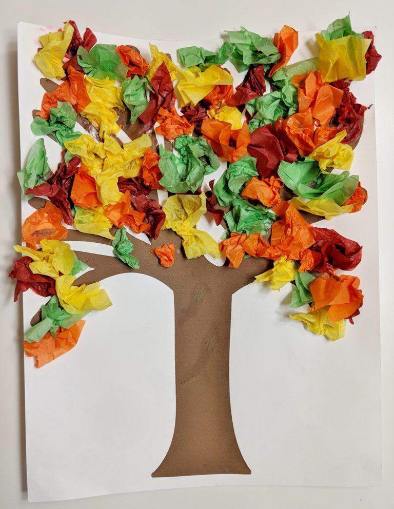 Tissue Paper Tree - Raising Hooks