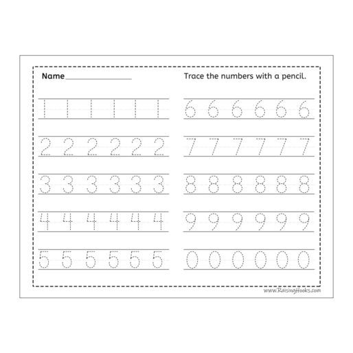 Tracing Numbers - Raising Hooks