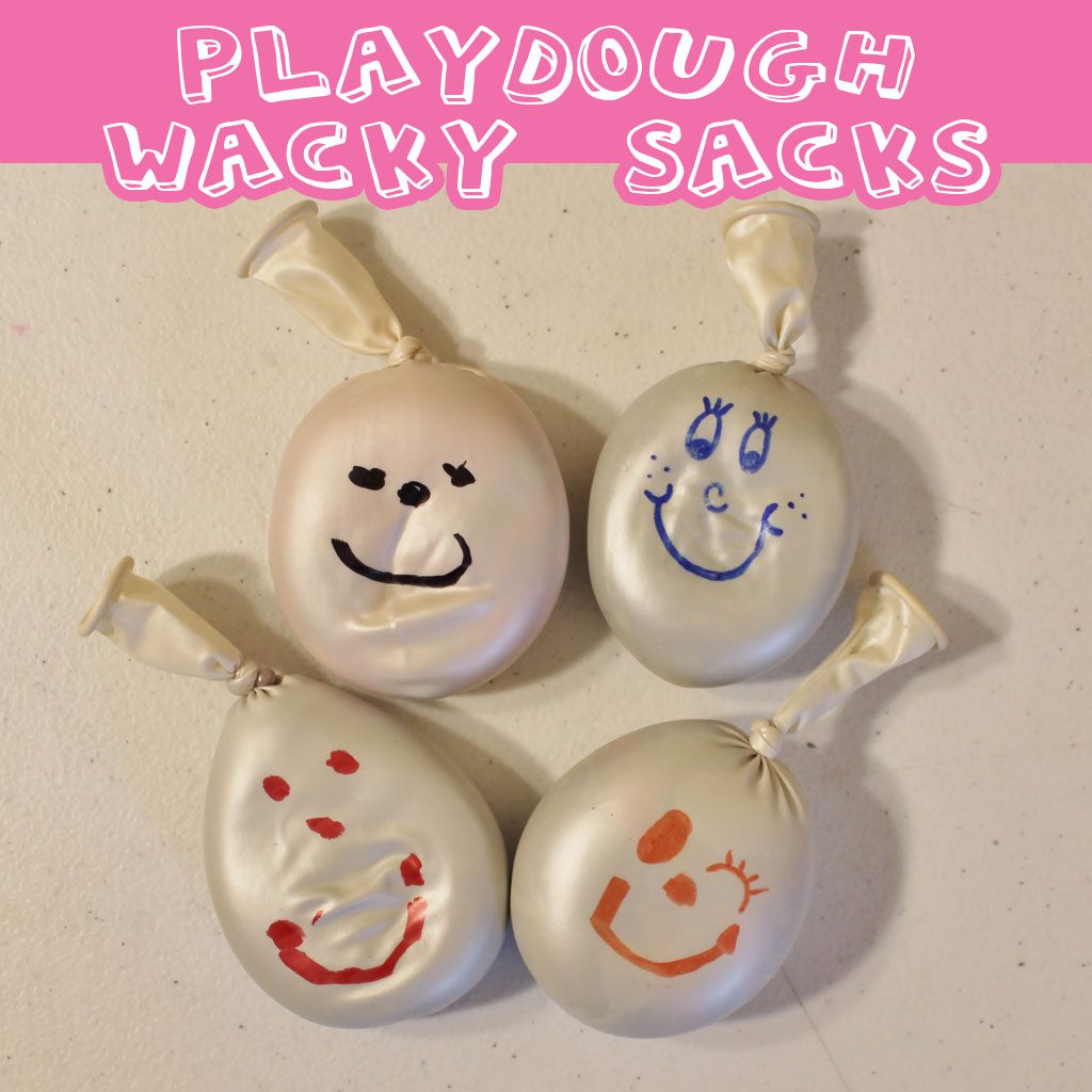 Playdough Wacky Sacks - Raising Hooks