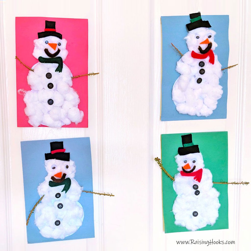 Invitation to Craft Snowmen - Raising Hooks