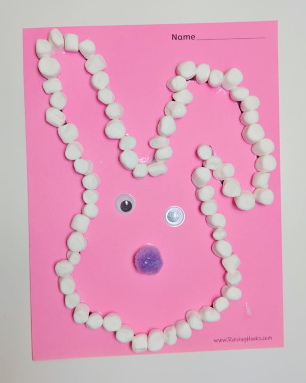 Marshmallow Easter Bunny - Raising Hooks