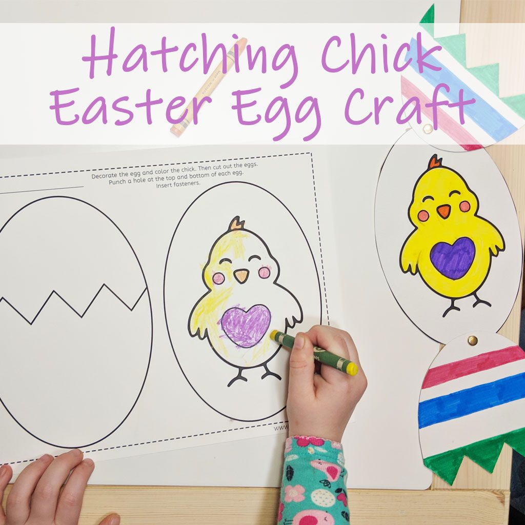 Easter Crafts | Easter Chick Craft | Easter Activities | Easter Egg Crafts