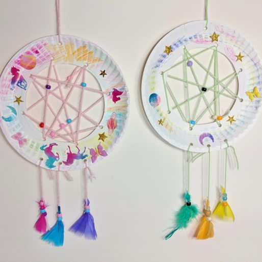 Paper Plate Dream Catchers - Raising Hooks