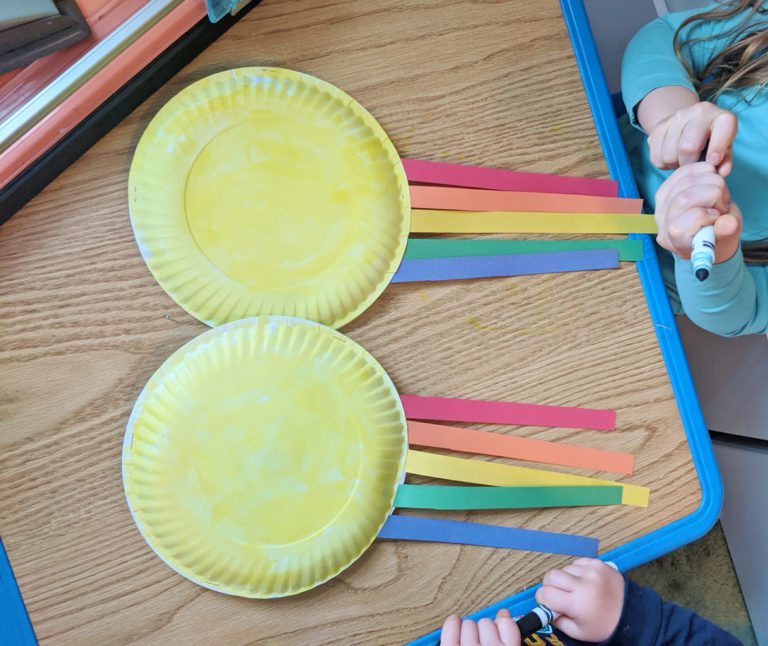 Paper Plate Sun & Rainbow Craft - Raising Hooks