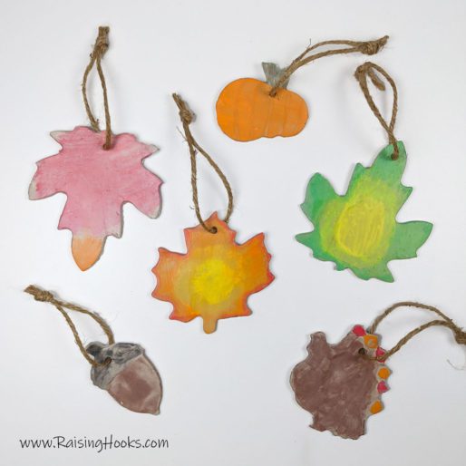 Clay Leaf Ornaments – A Creative Fall Craft - Raising Hooks