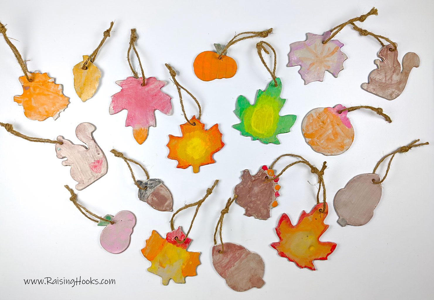 Clay Leaf Ornaments – A Creative Fall Craft - Raising Hooks