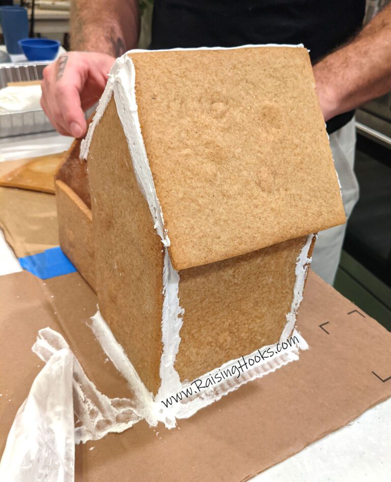 EASY 2 Story Gingerbread House & Template Raising Hooks