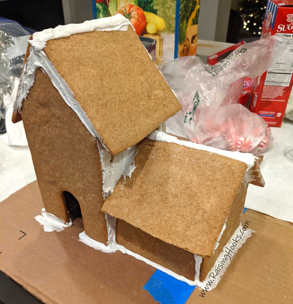 EASY 2 Story Gingerbread House & Template Raising Hooks