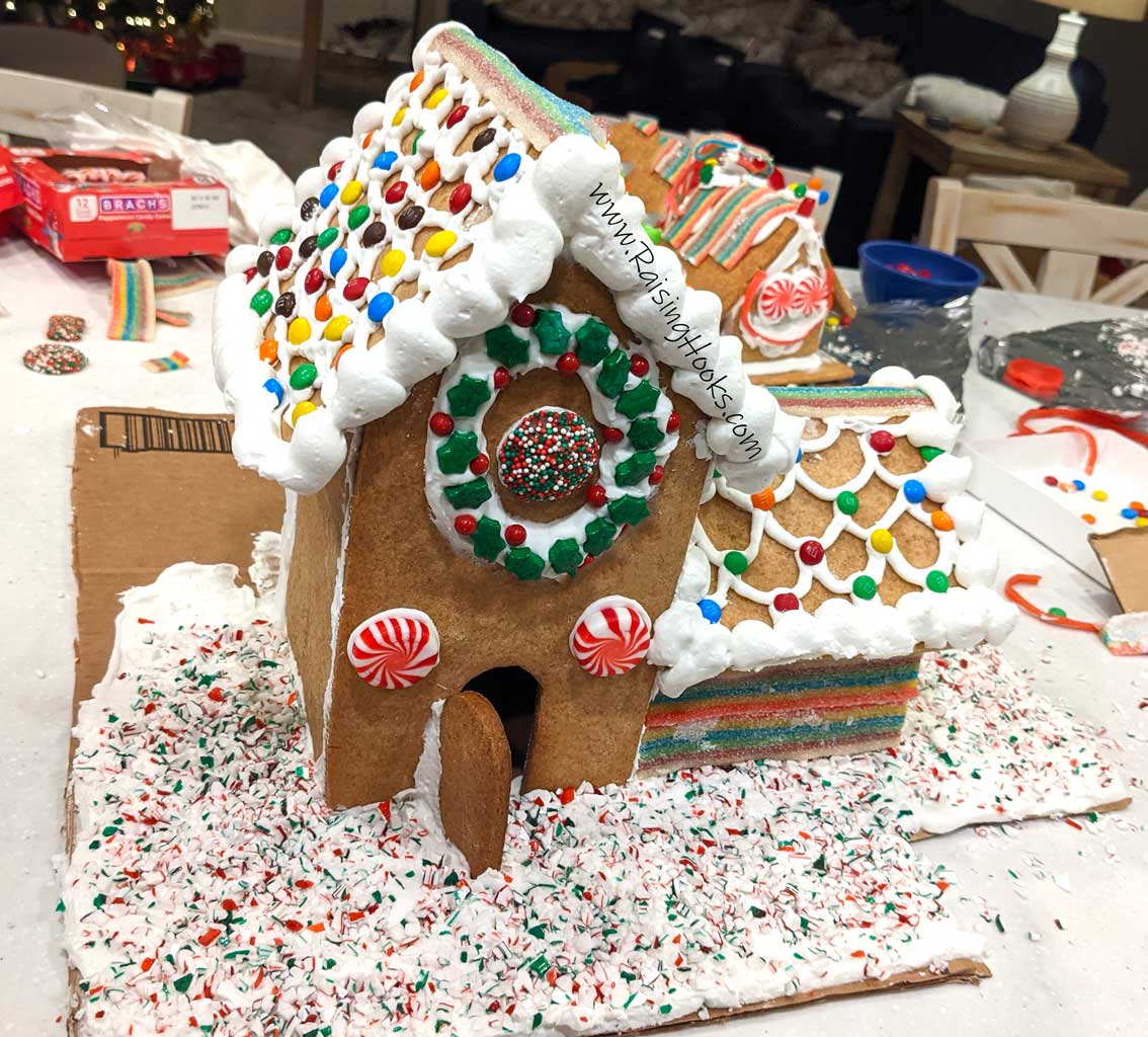 EASY 2 Story Gingerbread House & Template Raising Hooks