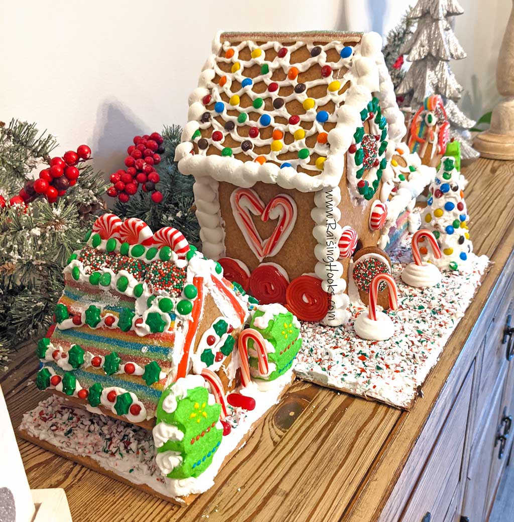 EASY 2 Story Gingerbread House & Template Raising Hooks