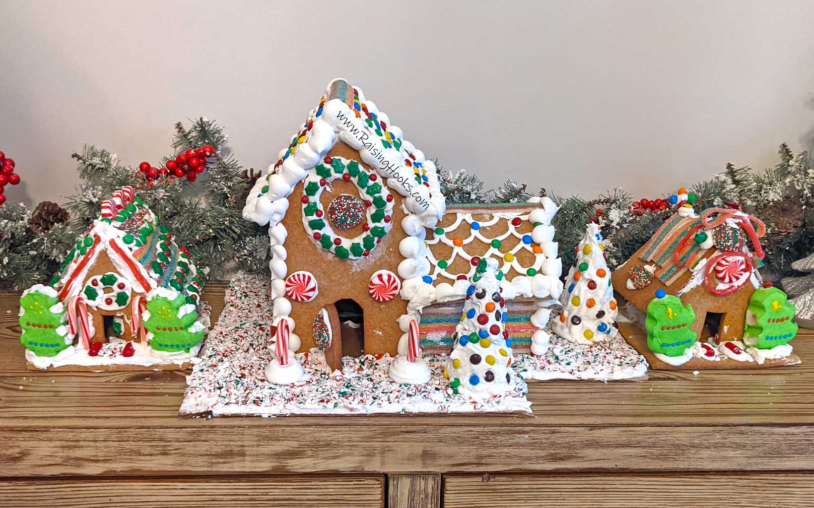 EASY 2 Story Gingerbread House & Template Raising Hooks