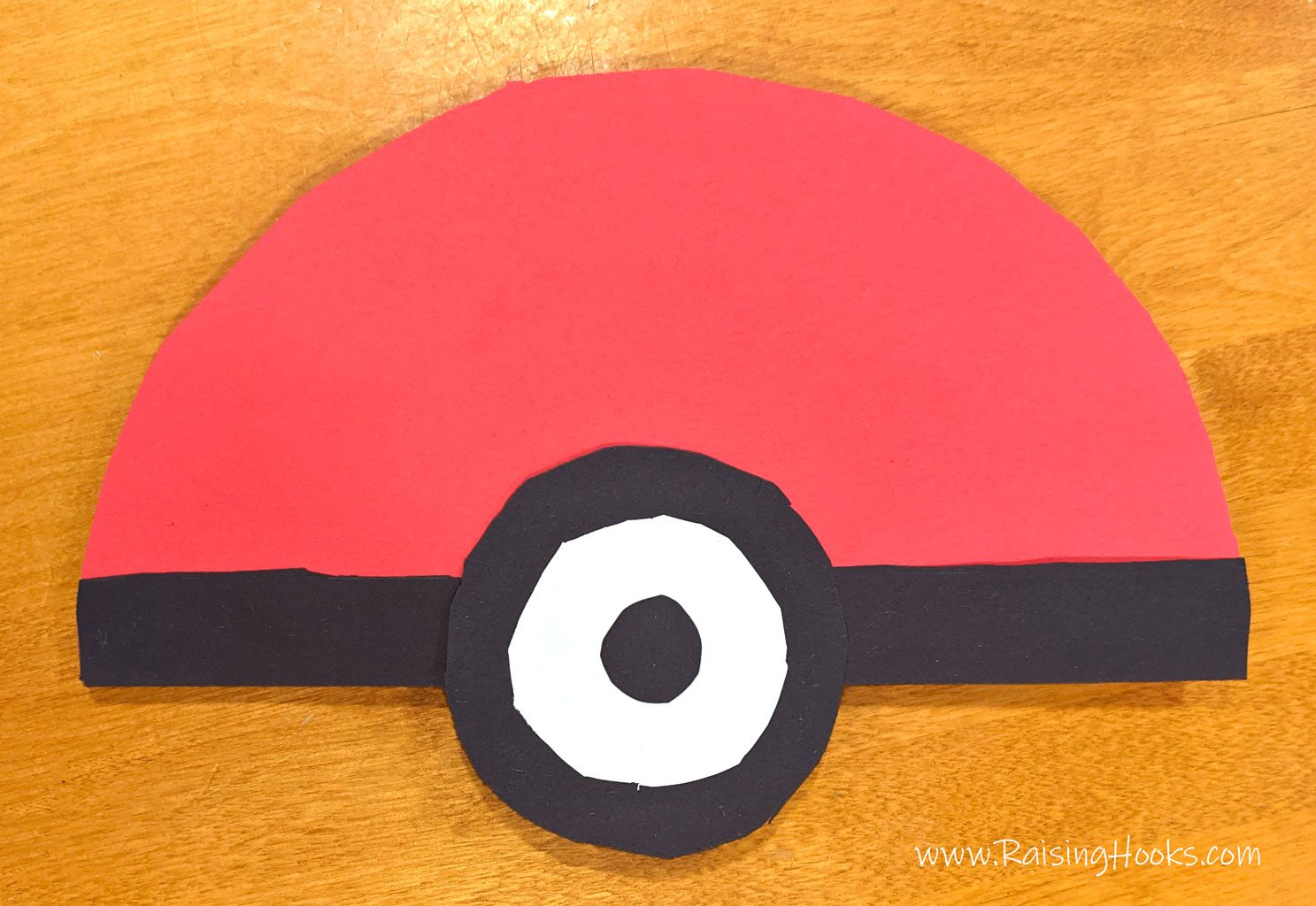 Paper Plate Pokeball Kid’s Craft That Actually Opens! - Raising Hooks