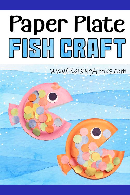 Paper Plate Fish Craft – Raising Hooks